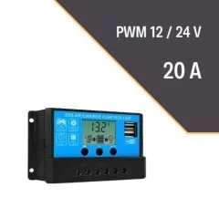 12 Volt - 24 Volt 20 Amper Pwm Şarj Kontrol Cihazı