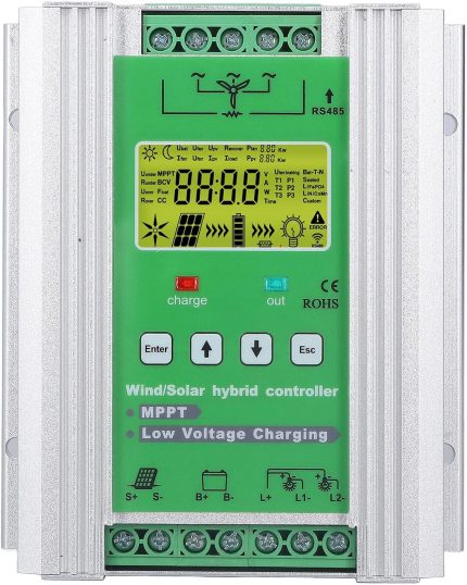 500W-12V Rüzgar Türbin Şarj Kontrol Cihazı