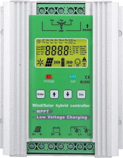500W-12V Rüzgar Türbin Şarj Kontrol Cihazı