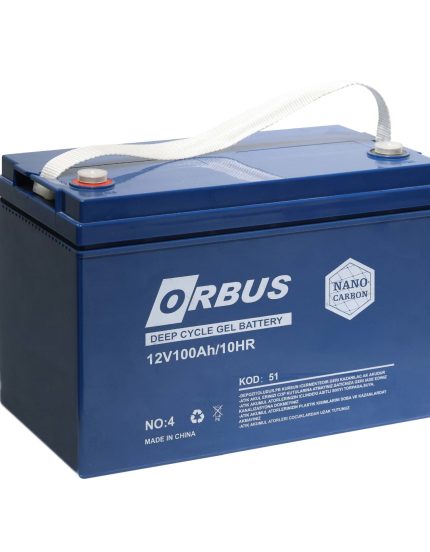 100 Amper Jel Akü 12 Volt Deepcycle (Orbus)