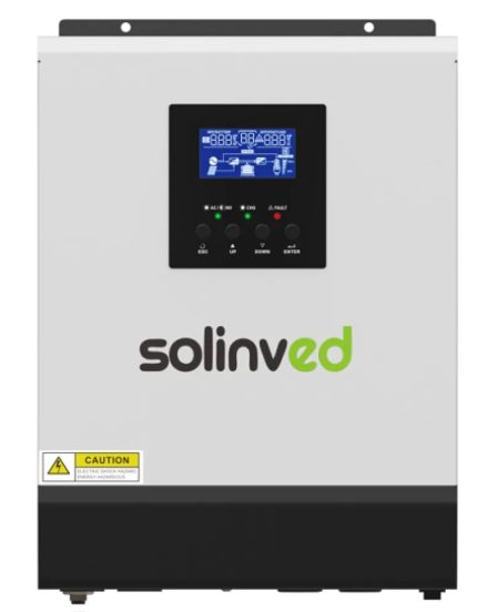 1 Kw 12 Volt Akıllı İnverter Mppt Yüksek Voltaj Vıctor Nms (Solinved)