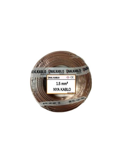 1.5 mm Nya kablo Ünal (100 Mt)