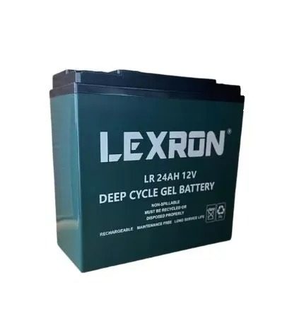 24 Amper Jel Akü 12 Volt Deepcycle (Lexron)