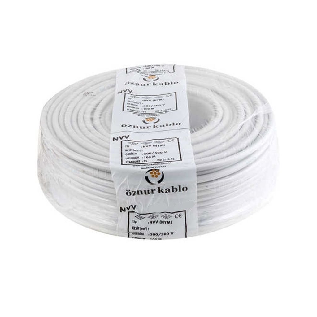 2×1.5 NYM Antigron Kablo 100 Mt (Öznur)