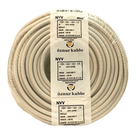 3×6 NYM Antigron Kablo 100 Mt (Öznur)