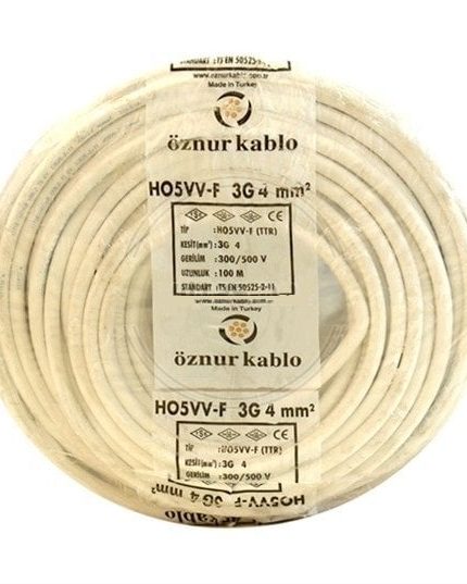 3×4 TTR Kablo 100 Mt (Öznur)