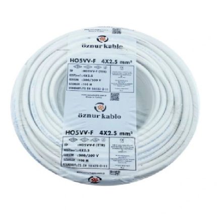4×2.5 TTR Kablo 100 Mt (Öznur)