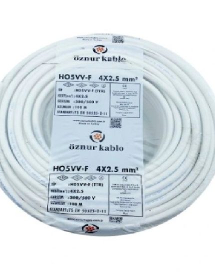 4×2.5 TTR Kablo 100 Mt (Öznur)