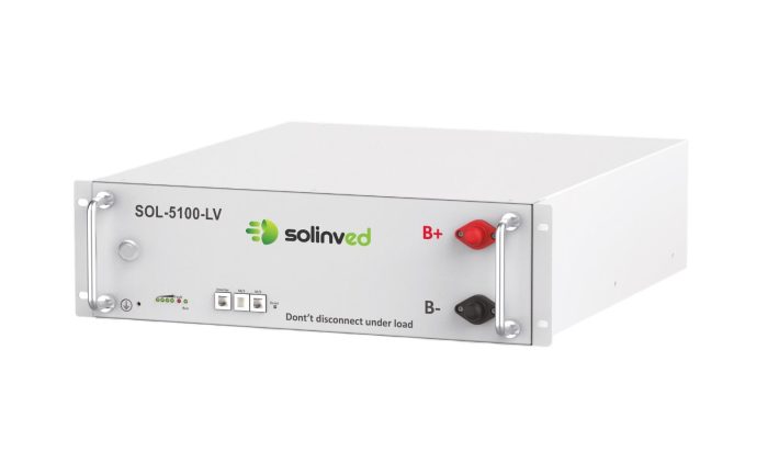 51.2 V 100 Amper LV Lityum Akü Serilenemez (Solinved)