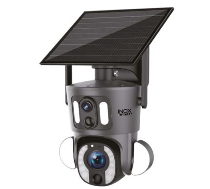 INOX-224 4G Dual Lens 10X Optik Zoom Solar PTZ Kamera (UBOX Uyumlu)