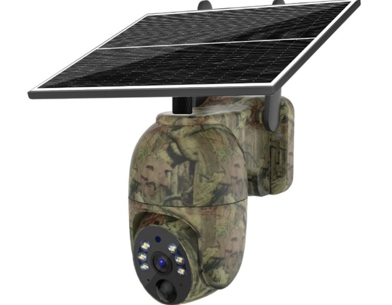 INOX-229 4G Kamuflajlı Solar Panelli Mini PTZ Kamera (UBOX Uyumlu)