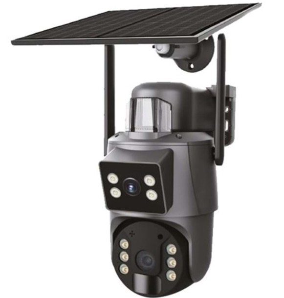 INOX-238 Dual Lens 4G Solar PTZ Güvenlik Kamerası (UBOX Uyumlu)