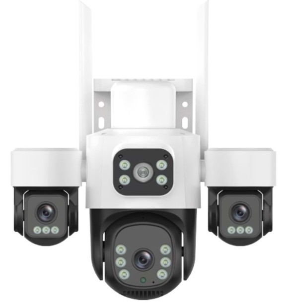 INOX-X113 3+3+3MP 3 LENSLİ WİFİ PTZ KAMERA
