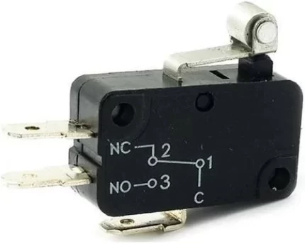 Kısa Pimli Mikro Anahtar 10A 250V