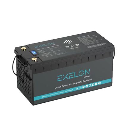 Lityum Akü 12.8V 200Ah (LiFePo4) (Exelon)