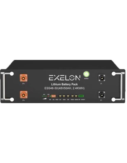 Lityum Akü 48 V 50Ah Kabin tipi (LiFePo4) (Exelon)
