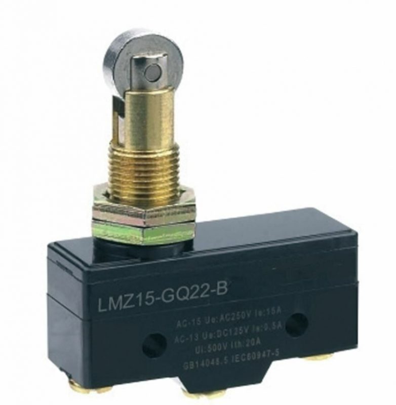 Uzun Pimli Makaralı Mikro Anahtar 10A 250V