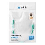 S-LINK SL-CAT6030GR 30cm Yeşil CAT6 Patch Kablo - Görsel 3