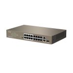 TENDA TEF1118P-16-150W 16FE PoE Port (150W), 1GE Uplink, 1xCombo SFP Switch - Görsel 2