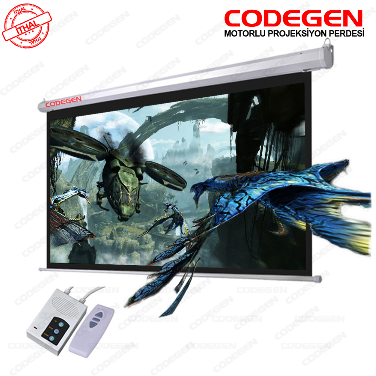 26921 CODEGEN EX-30 MOTORLU 300x225 PERDE + KUMANDA - Görsel 1