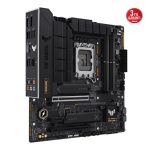 ASUS TUF GAMING B760M-PLUS Intel B760 LGA1700 DDR5 7200 HDMI 2x M2 USB3.2 AURA R - Görsel 5
