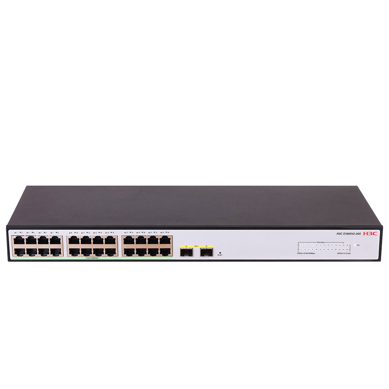 5OF2DDdAR8uy3WKa6dmc6tgu6Por2oqH0Ycnoojn H3C Aolynk S1600V2-26S 24GE Port, 2x 10G SFP+ L2 Yönetilebilir Switch - Görsel 1