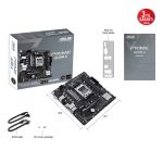 ASUS PRIME A620M-K AMD A620 AM5 DDR5 6400 HDMI VGA M2 USB3.2 AURA RGB mATX 96GB - Görsel 7