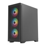 FRISBY FC-9480G 600W 80+ BRONZE 4X RGB MESH GAMING KASA - Görsel 3