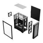 FRISBY FC-9480G 600W 80+ BRONZE 4X RGB MESH GAMING KASA - Görsel 9