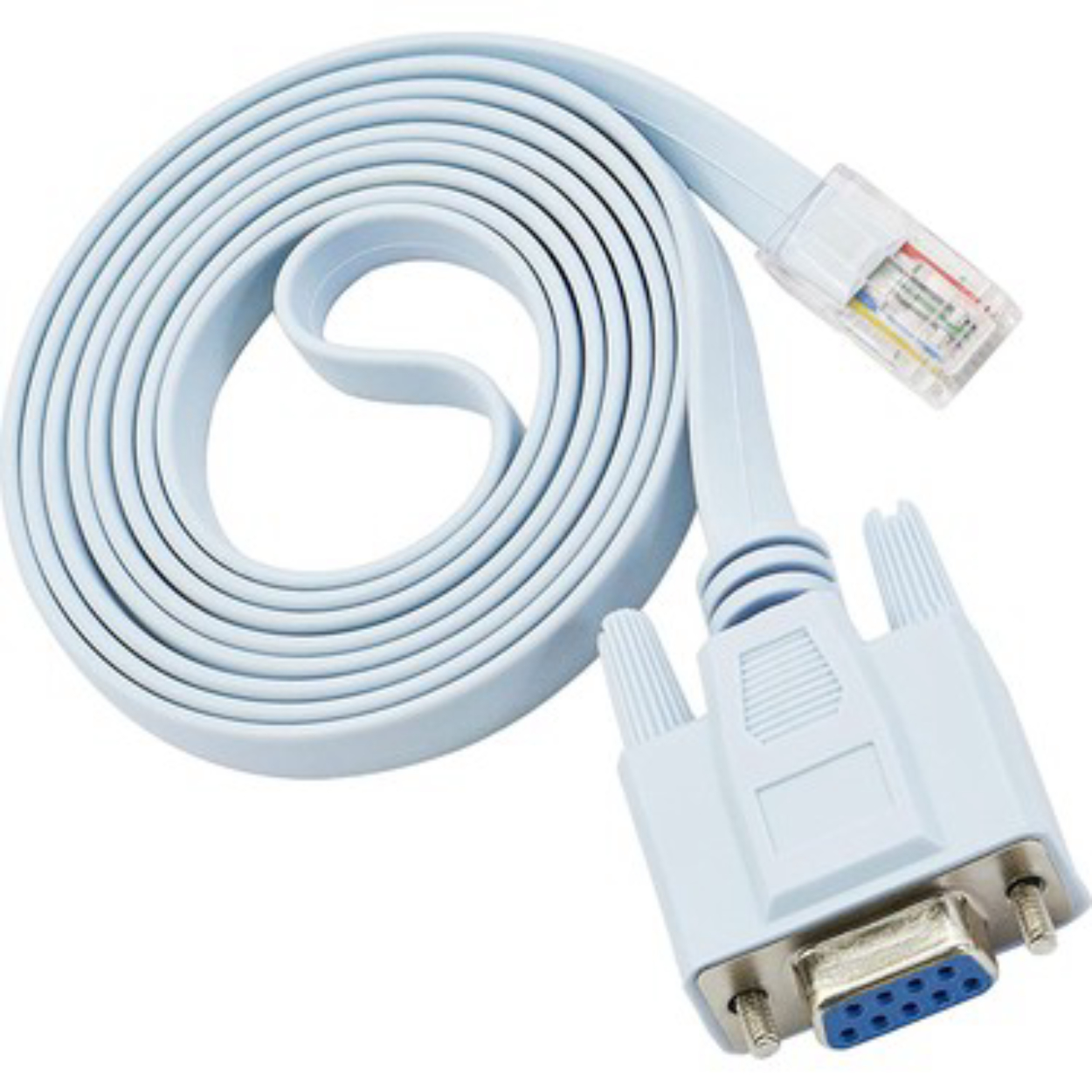 8YeXV8BDd5PBWagA1Qf1JrG7d0S0oWCiy6x9RL6S NETS Switch Console Cable, DB9 to RJ45, 1,5m - Görsel 1