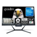 QUADRO STARK 23.8" IPS i5-12500 8GB 500NVMe SSD Type C-USB FDOS - Görsel 2
