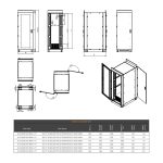 AGER MICRO DC 48U 600x1200 IP55 İÇ ORTAM KABINET - Görsel 4