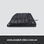 LOGITECH K120 Q TR KABLOLU KLAVYE (920-002505) - Görsel 3