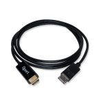 QPORT 1.8M DISPLAY PORT(M) TO HDMI(M) ÇEVİRİCİ KABLO (Q-DPH) - Görsel 3