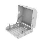 AGER Montajlı Slimline (3+4)U Cam Kapak Beyaz Kabinet - Görsel 2