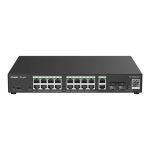 RUIJIE REYEE RG-ES220GS-P 16GE Port 250W Poe, 2x SFP, 2x RJ45 Uplink C.Yönetile
