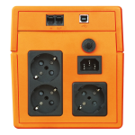 MAKELSAN Lion 1200VA 2x7AH Line Interactive UPS - Görsel 2