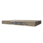 TENDA TEF1126P-24-250W 24FE PoE Port (250W), 1GE Uplink, 1xCombo SFP Switch