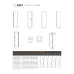 AGER Vega Base 16U W=600mm D=600mm 19'' Dikili Tip Kabinet - Görsel 3