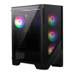 MSI MAG FORGE 120A AIRFLOW TEMPERLİ CAM 6 X120MM AUTO RGB FAN ATX GAMING KASA - Görsel 3
