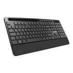 EVEREST KM-9676 SİYAH MM Tablet-Telefon Standlı Kablosuz Klavye + Mouse Set - Görsel 3