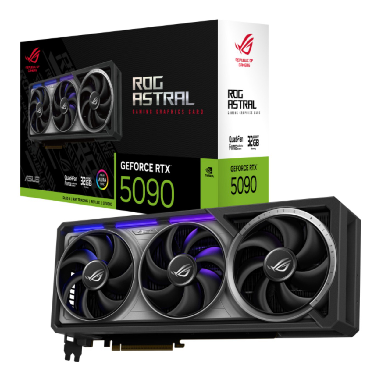 TNxoiJHYQaFbmItUziS196h6gfwpoCZSkT1xLN10 32 GB ASUS ROG-ASTRAL-LC-RTX5090-32G-GAMING RTX 5090 GDDR7 512bit OC 2xHDMI 3xDP - Görsel 1