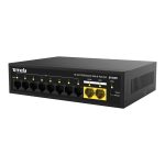 TENDA S110PC 8FE PoE Port (80W), 2FE Uplink Desktop Switch