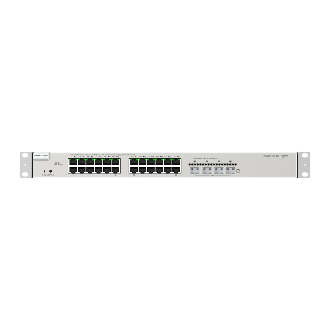 WHj38B7y0BkW6f3hI1SrYmpjVR2mLDYFx3wunZIu RUIJIE REYEE RG-NBS5100-24GT4SFP-P 24GE PoE+ Port (370W), 4xSFP L2+ Yön Sw - Görsel 1