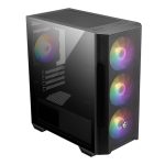 MSI MAG FORGE M100R Temperli Cam 3x120mm 1x120mm ARGB Fan mATX Gaming Bilgisayar - Görsel 2