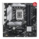 ASUS PRIME B760M-PLUS LGA1700 DDR5 7200 2x M2 USB3.2 AURA RGB 2.5Gbit LAN mATX - Görsel 2