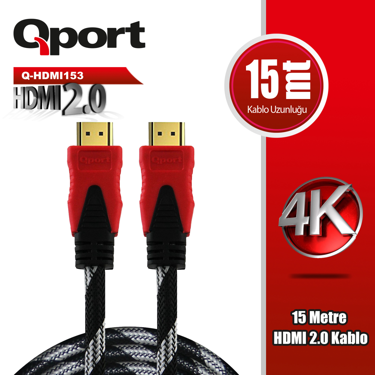 YsCrsk4pEKQXPHAlzI1AnzuP2yyBTml3RkU99IDX QPORT 15M HDMI 2.0 VERSİYON 4K 60HZ KABLO (Q-HDMI153) - Görsel 1