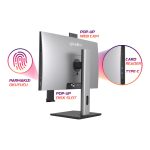 QUADRO EXPANSE AI 23.8" IPS i5-12450H 16GB 512SSD Pivot, Parmak izi FDOS AIO - Görsel 11