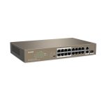 TENDA TEF1118P-16-150W 16FE PoE Port (150W), 1GE Uplink, 1xCombo SFP Switch - Görsel 3