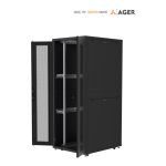 AGER Server Serisi 42U W=800mm D=1200mm 19''%70 Perfore Kapak Dikili Tip Kabinet - Görsel 2